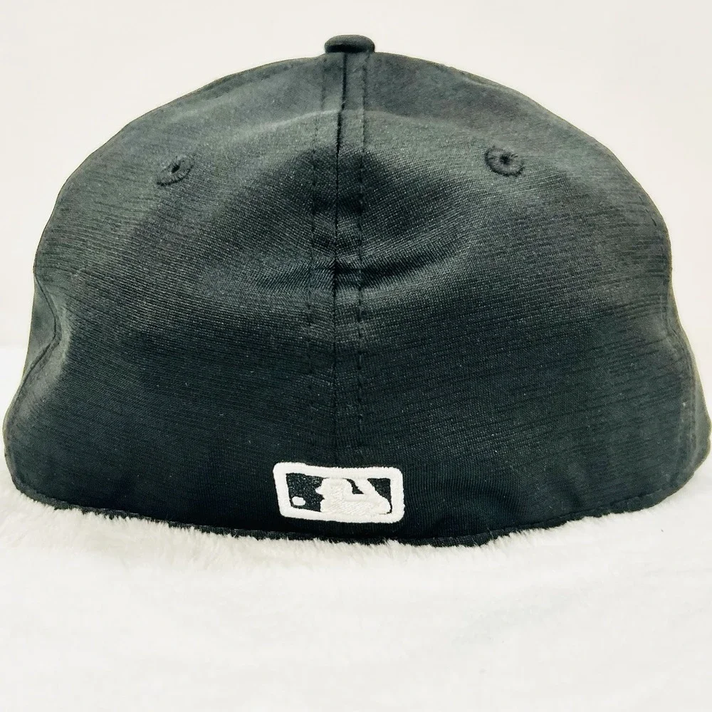 New Era Texas Rangers Youth Clubhouse 59FIFTY‎ Fitted Hat Cap 6 5/8 Black MLB